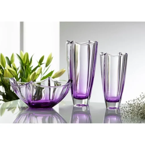 Amethyst Dune 12" Square Vase