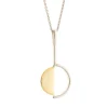 Arc Sterling Silver & Gold Pendant