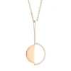 Arc Sterling Silver & Rose Gold Pendant