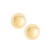 Balance Sterling Silver & Gold Stud Earrings