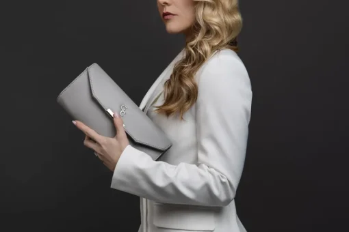 Clutch Bag in Grey