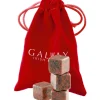 Cooling Stones Set of 4 - Polished Red Granite