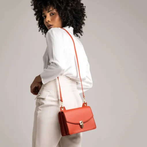 Cross Body Double sided Bag Red