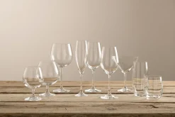 Elegance Red Glass Pair