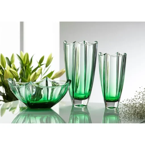 Emerald Dune 10" Square Vase
