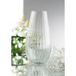Engraved Erne 12" Vase