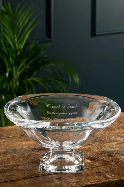 Engraved Footed Masterpiece Bowl