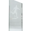 Engraved Small Diagonal Trophy