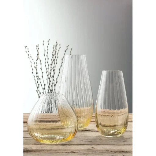 Erne 12" Vase Amber