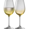Erne Wine Glass Pair Amber