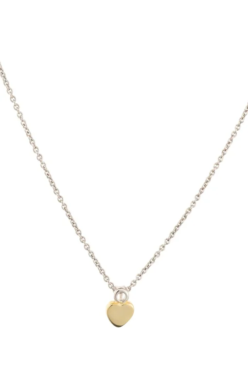 Heart of the Claddagh Silver & Gold Pendant