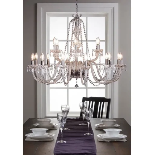 Leenane 18 Arm Chandelier IRE/UK Fitting