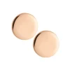 Luna Sterling Silver & Rose Gold Stud Earrings