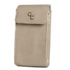 Mini Crossbody - Taupe Croc Detail
