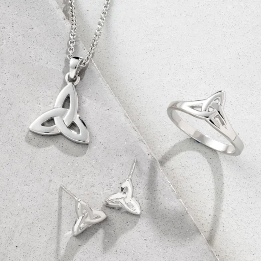Trinity Knot Sterling Silver Ring