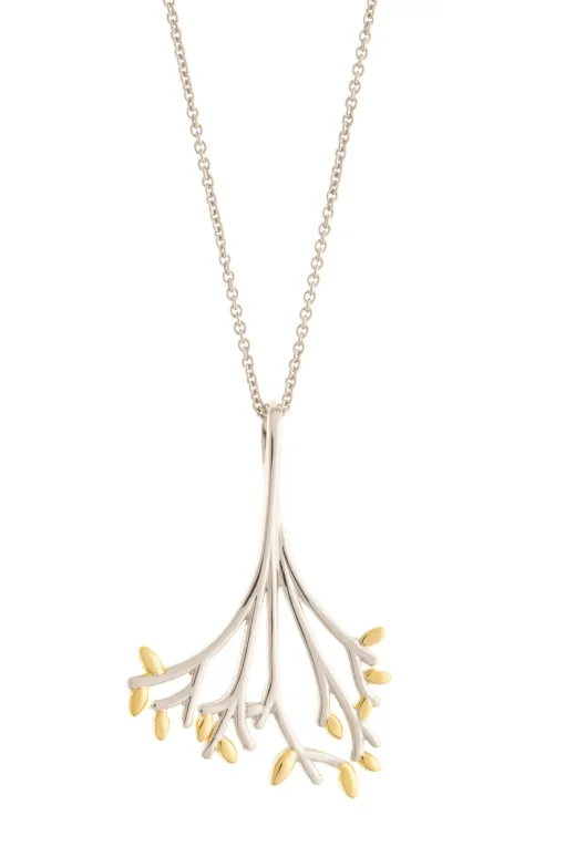 Wildwood Sterling Silver & Gold Pendant