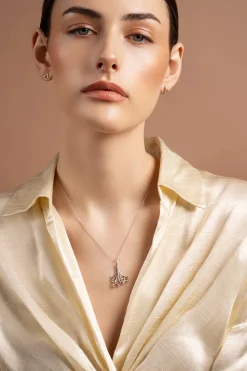 Wildwood Sterling Silver & Rose Gold Pendant