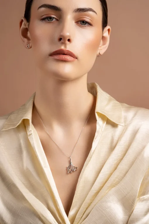 Wildwood Sterling Silver & Rose Gold Pendant